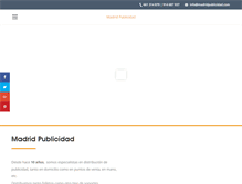 Tablet Screenshot of madridpublicidad.com